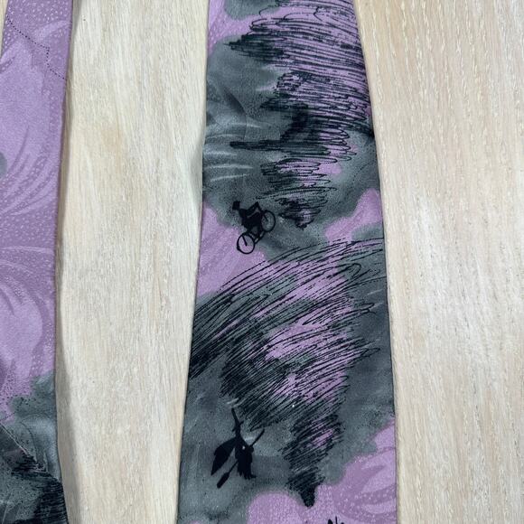 American Film Classics Wizard of Oz 1992 Silk Men's Neck Tie Dorthy Tornado - Picture 6 of 13